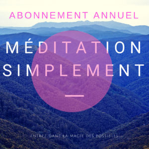 Abonnement annuel méditation